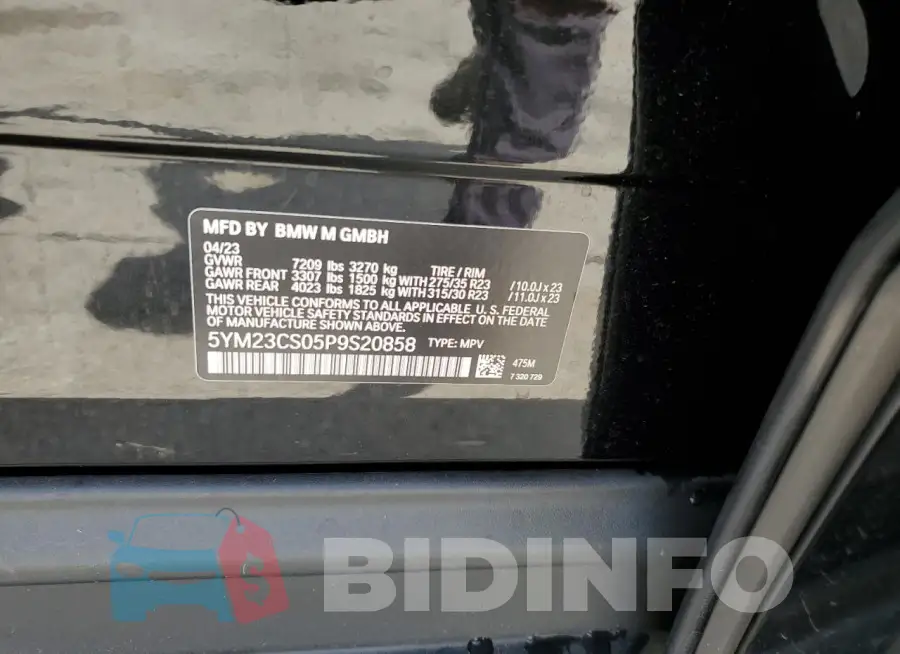 5YM23CS05P9S20858 Photo# 13