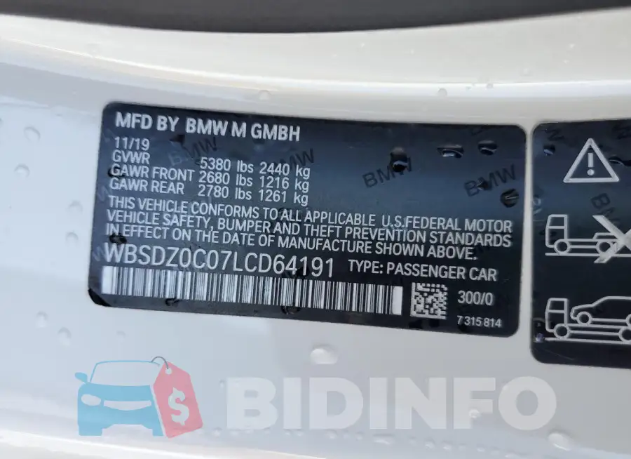 WBSDZ0C07LCD64191 Photo# 13