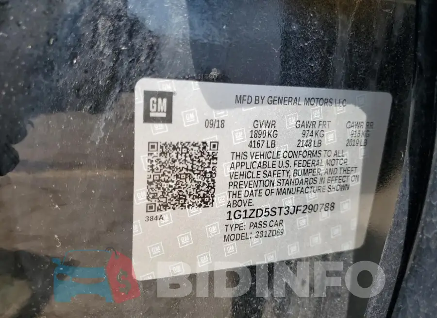 1G1ZD5ST3JF290788 Photo# 12
