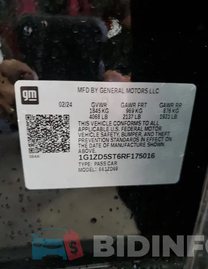 1G1ZD5ST6RF175016 Photo# 13