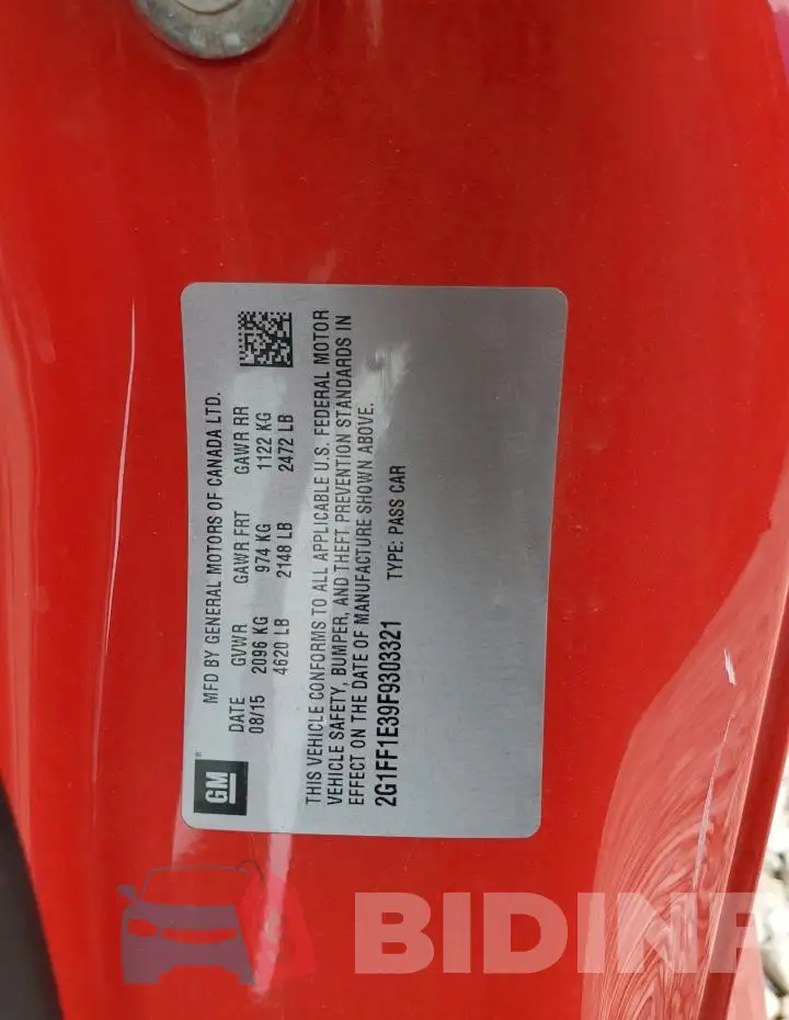 2G1FF1E39F9303321 Photo# 12