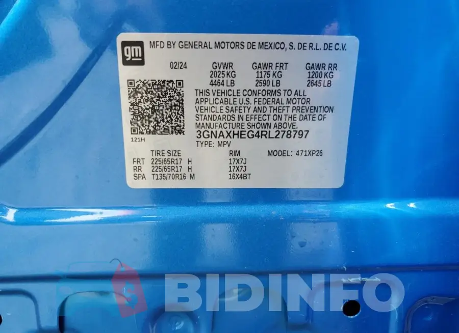 3GNAXHEG4RL278797 Photo# 13
