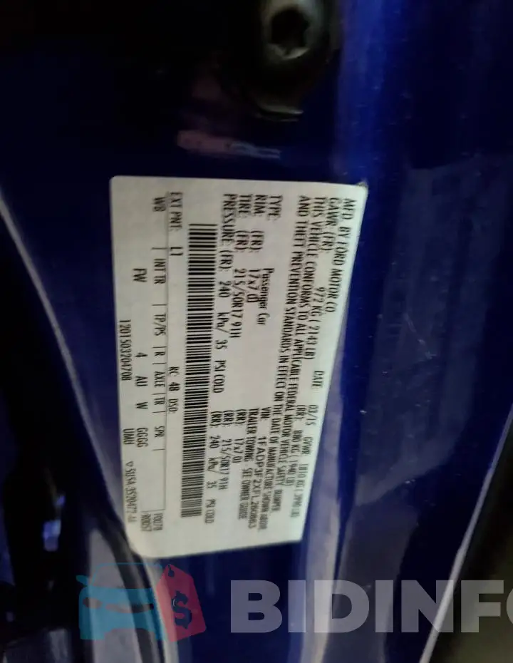 1FADP3F2XFL260863 Photo# 12