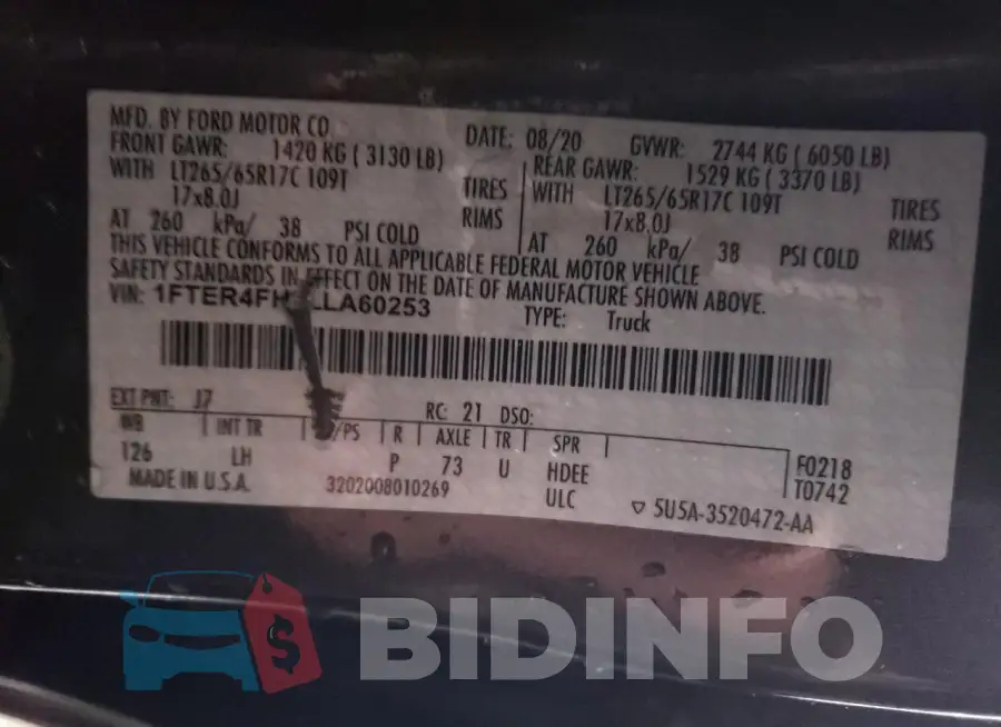 1FTER4FH4LLA60253 Photo# 12