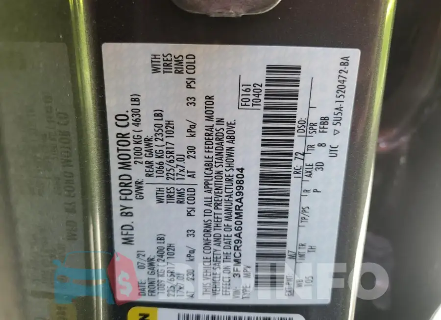 3FMCR9A60MRA99804 Photo# 14