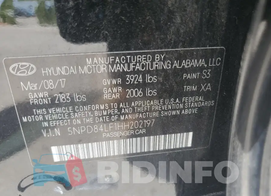 5NPD84LF1HH202197 Photo# 12