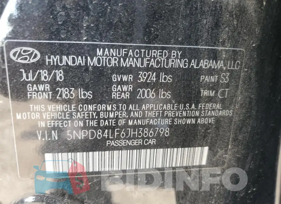 5NPD84LF6JH386798 Photo# 12