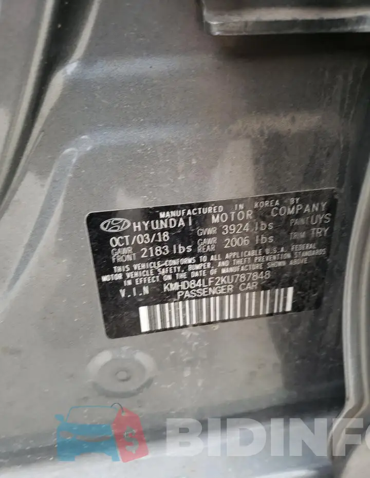 KMHD84LF2KU787848 Photo# 13