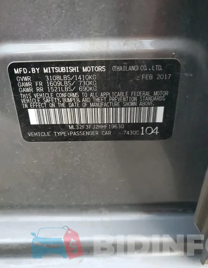 ML32F3FJ2HHF19630 Photo# 13