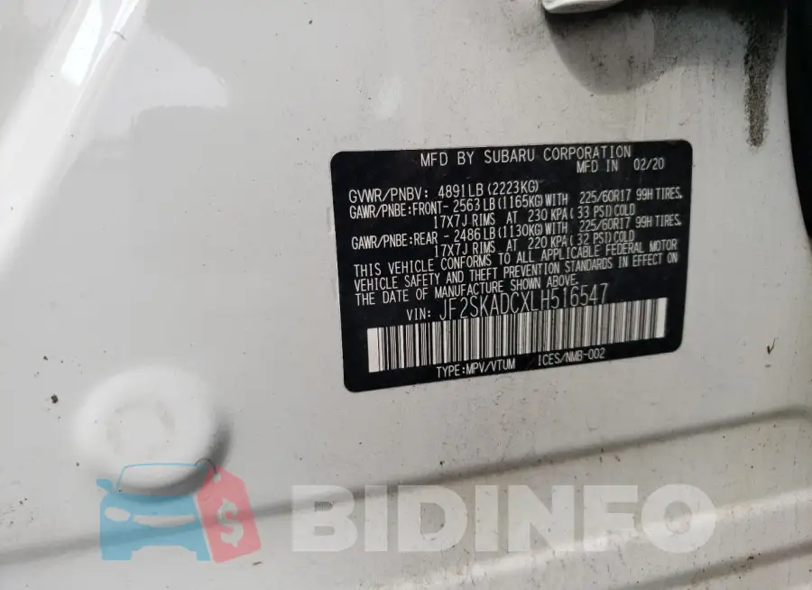 JF2SKADCXLH516547 Photo# 12