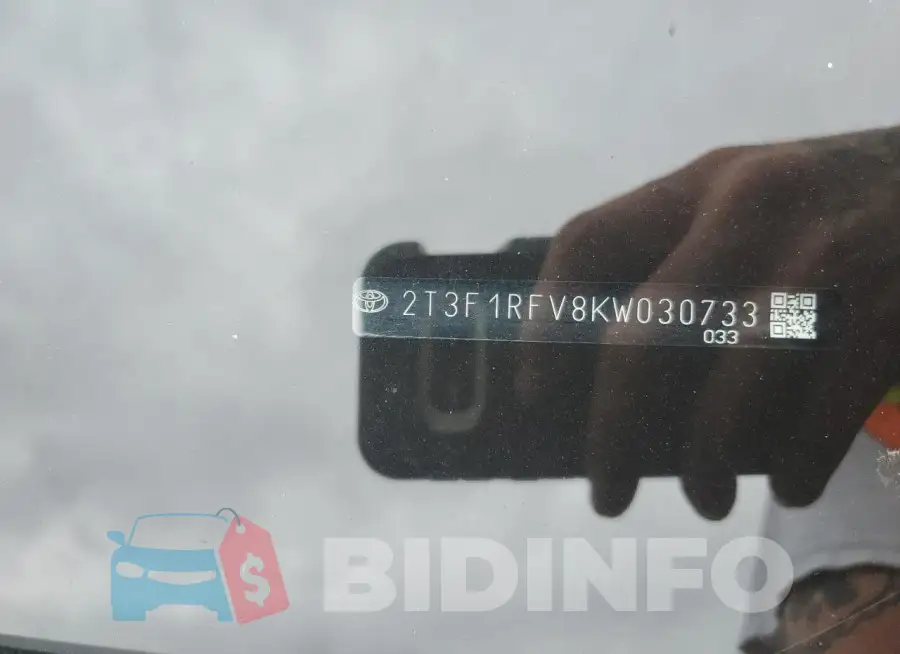 2T3F1RFV8KW030733 Photo# 14