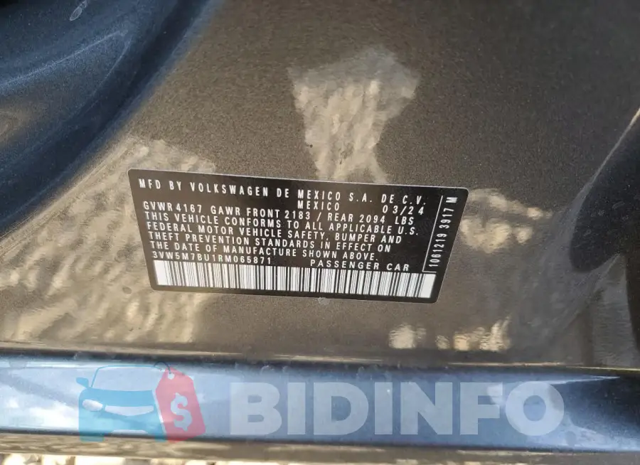 3VW5M7BU1RM065871 Photo# 13