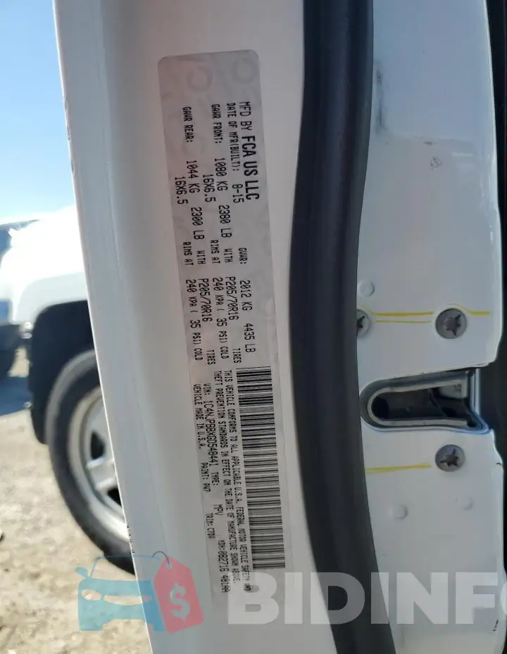 1C4NJPBBXGD548441 Photo# 12