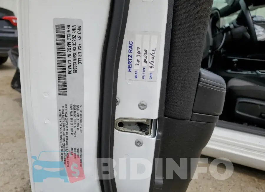 2C3CDXBG5NH152285 Photo# 13