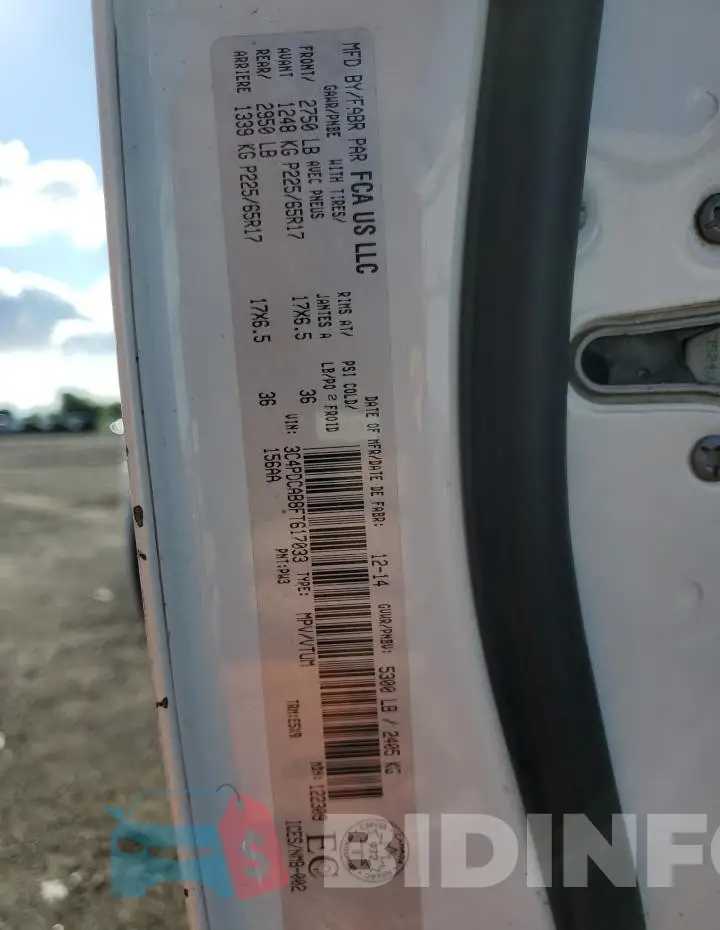 3C4PDCAB8FT617033 Photo# 14