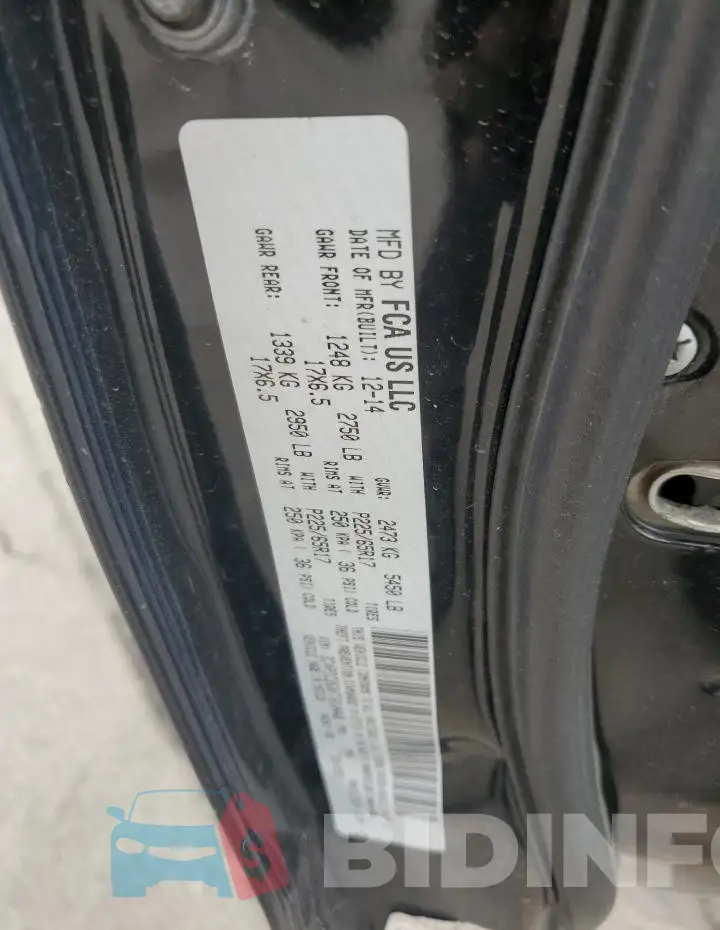 3C4PDCBGXFT610448 Photo# 14