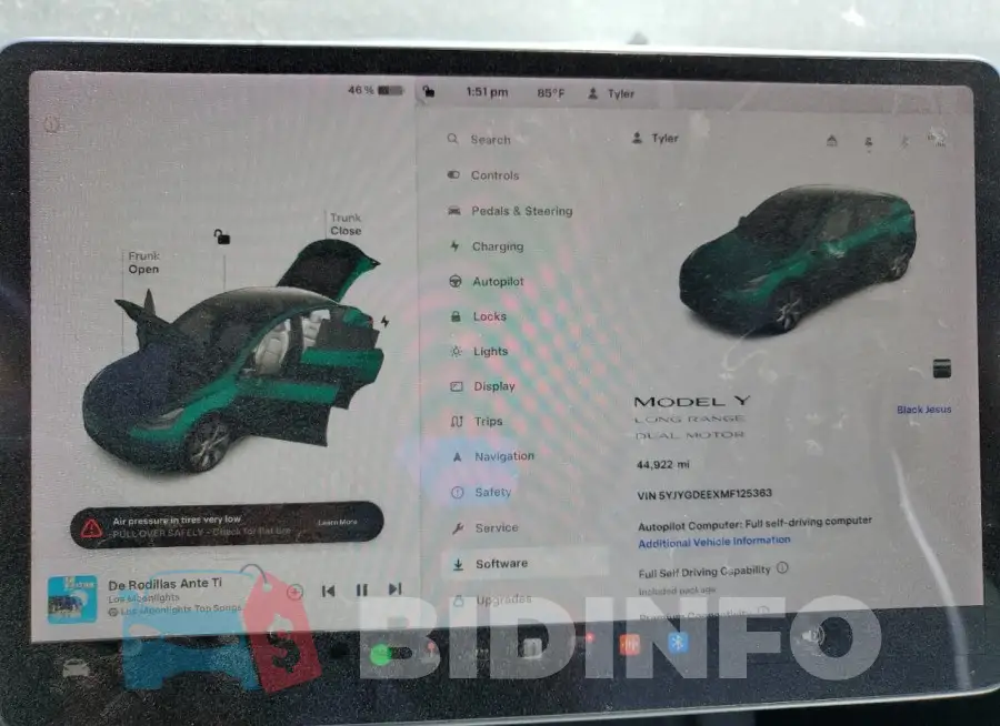 5YJYGDEEXMF125363 Photo# 9
