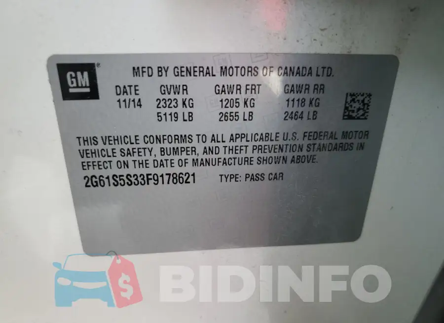 2G61S5S33F9178621 Photo# 13