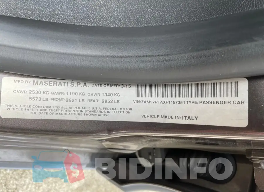 ZAM57RTAXF1157351 Photo# 10