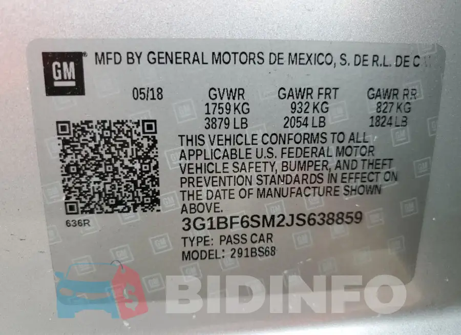 3G1BF6SM2JS638859 Photo# 12