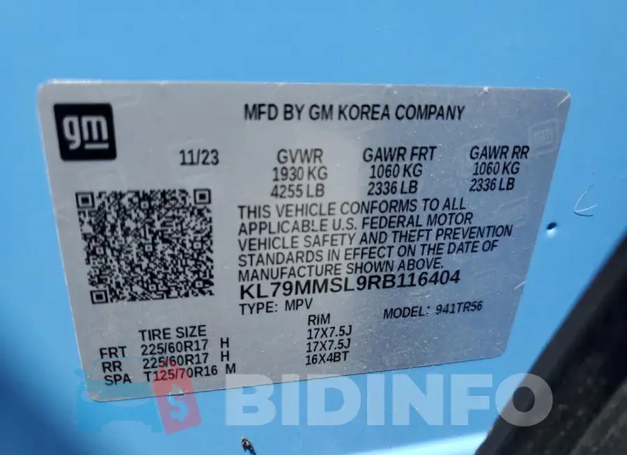 KL79MMSL9RB116404 Photo# 13