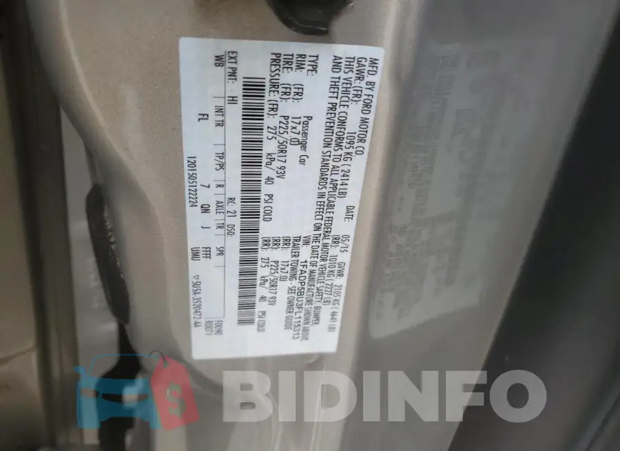1FADP5BU3FL115313 Photo# 13