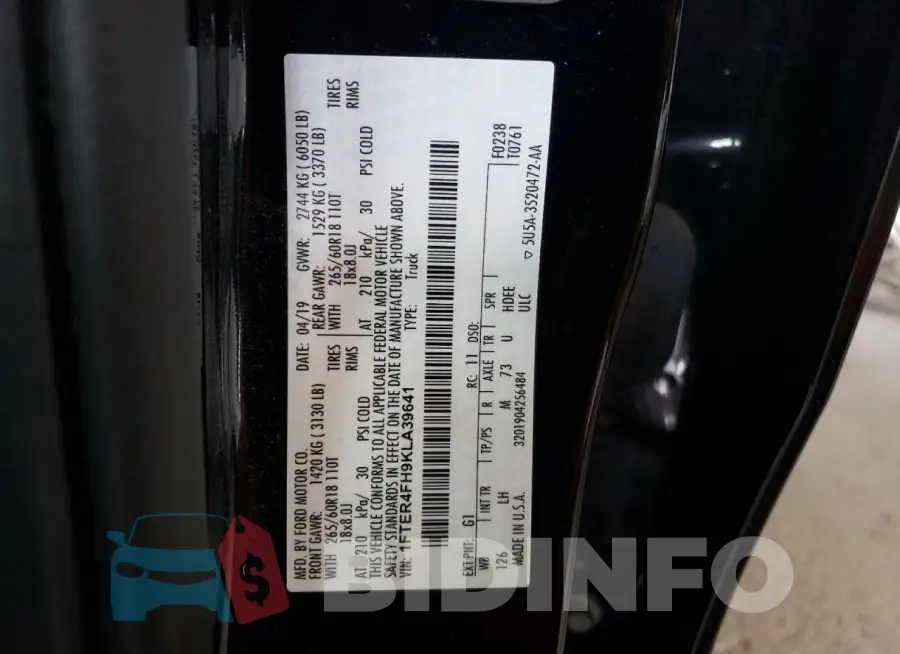 1FTER4FH9KLA39641 Photo# 12