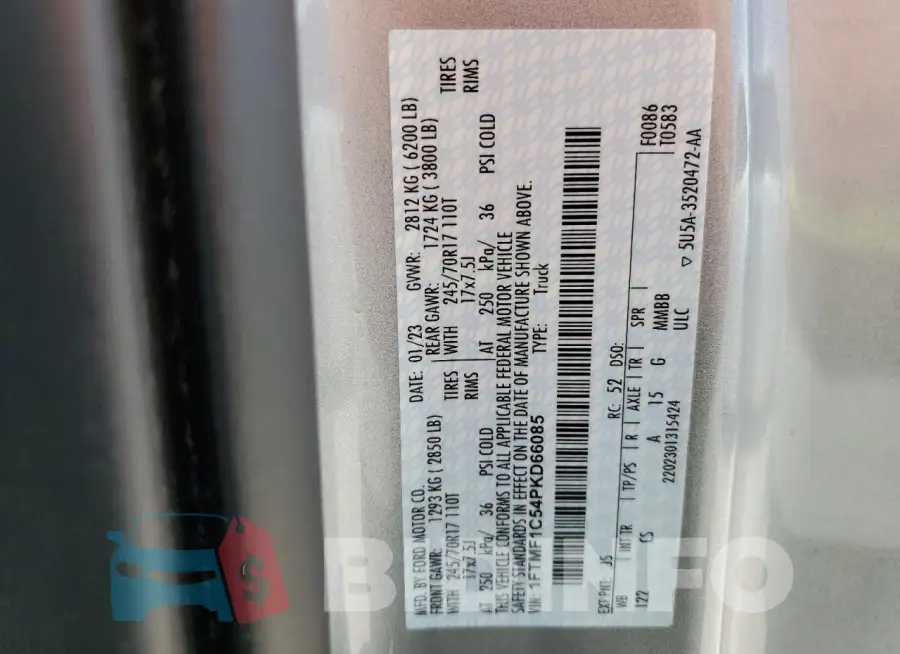1FTMF1C54PKD66085 Photo# 12