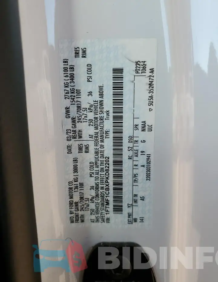 1FTMF1CBXPKD82202 Photo# 12