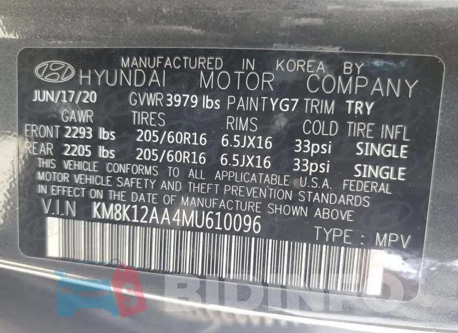 KM8K12AA4MU610096 Photo# 14