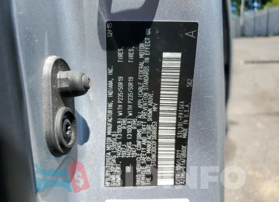 5TDXK3DC0FS686853 Photo# 14