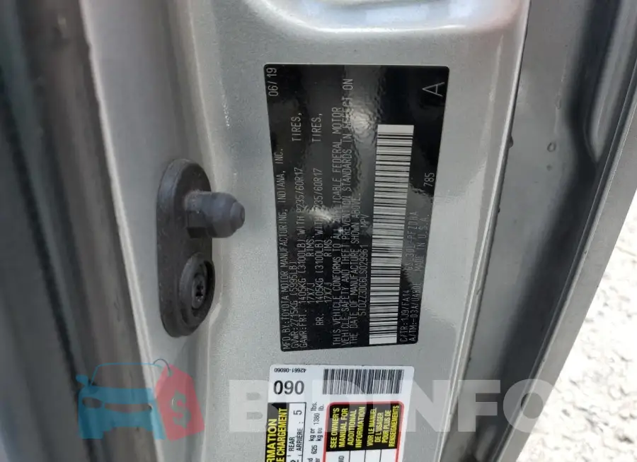 5TDZZ3DC6LS029961 Photo# 13
