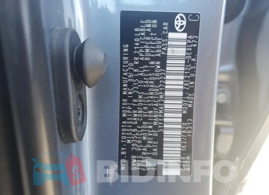 5YFEPMAE2MP172237 Photo# 12