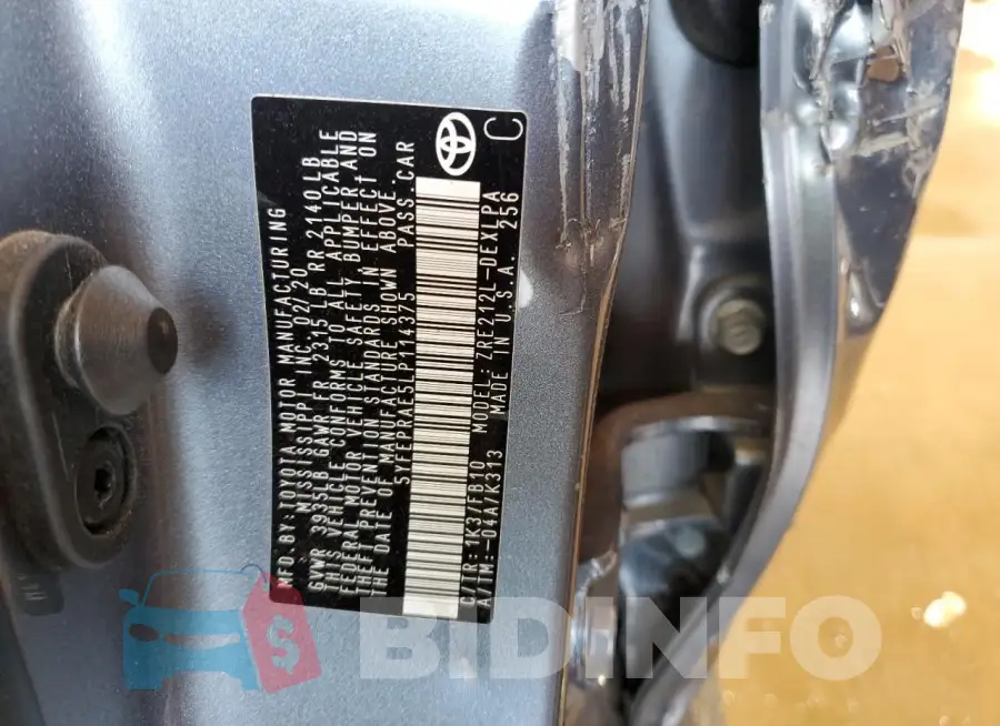 5YFEPRAE5LP114375 Photo# 12