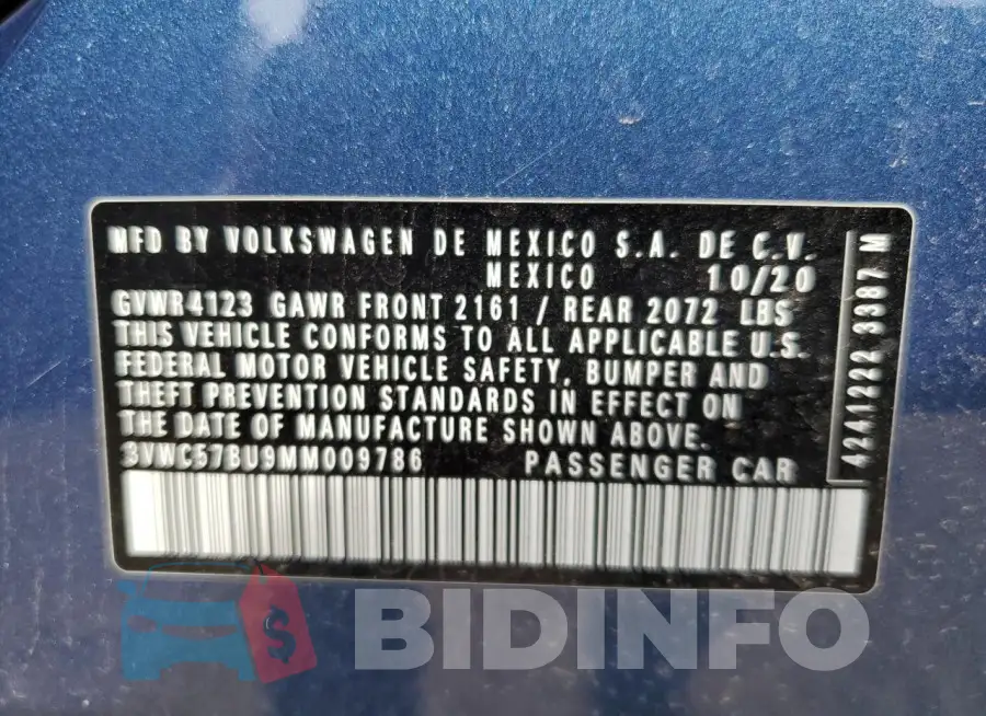 3VWC57BU9MM009786 Photo# 12