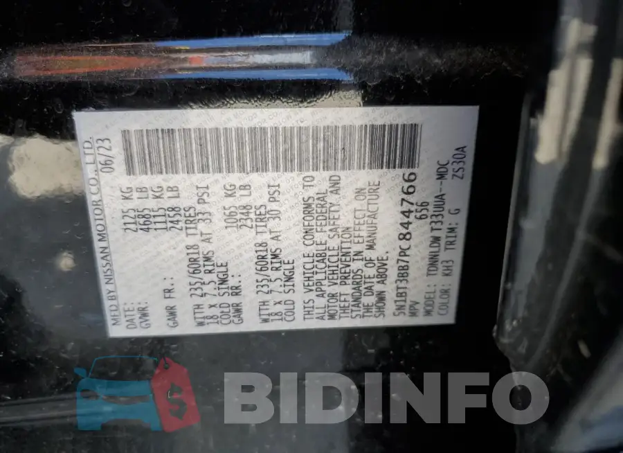 5N1BT3BB7PC844766 Photo# 14