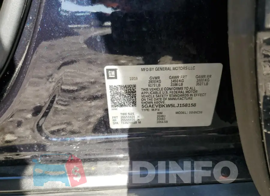 5GAEVBKW5LJ158158 Photo# 13