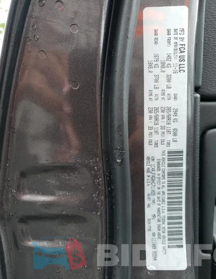 1C4RJFAG0HC711033 Photo# 13