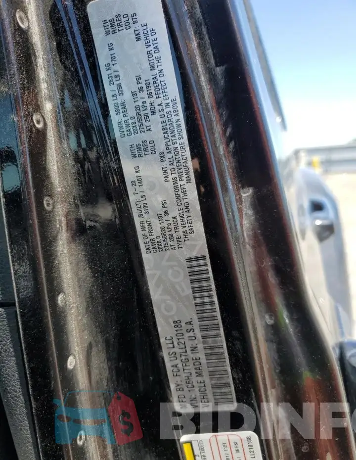1C6HJTFG7LL210188 Photo# 12