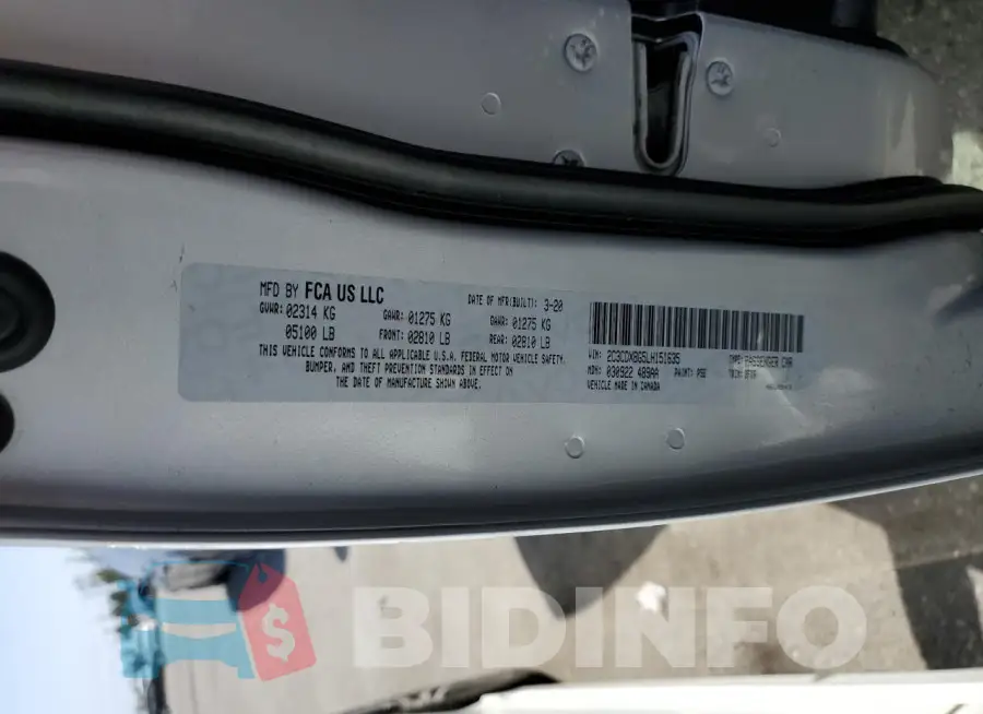 2C3CDXBG5LH151635 Photo# 12