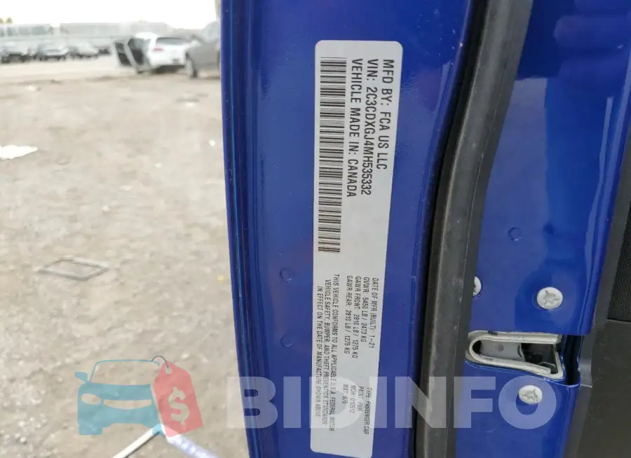 2C3CDXGJ4MH535332 Photo# 12
