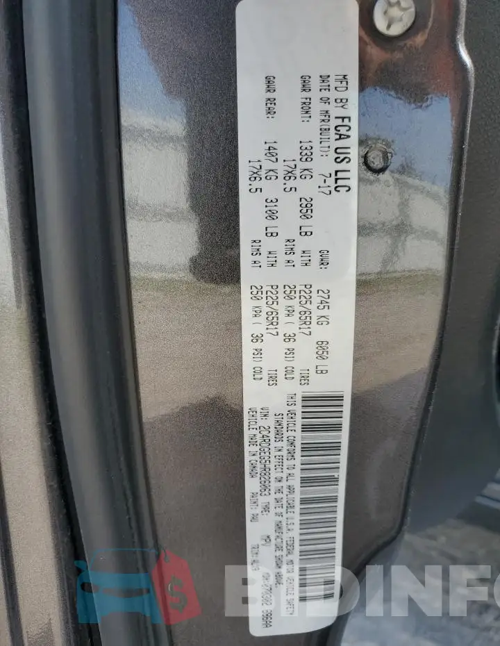 2C4RDGEG5HR826063 Photo# 13