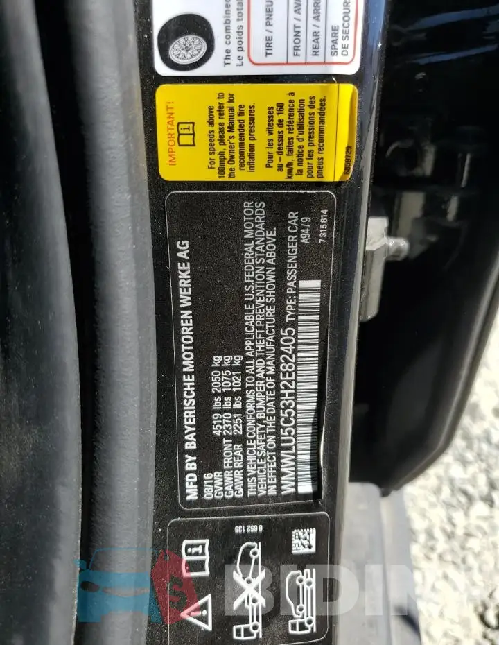 WMWLU5C53H2E82405 Photo# 13