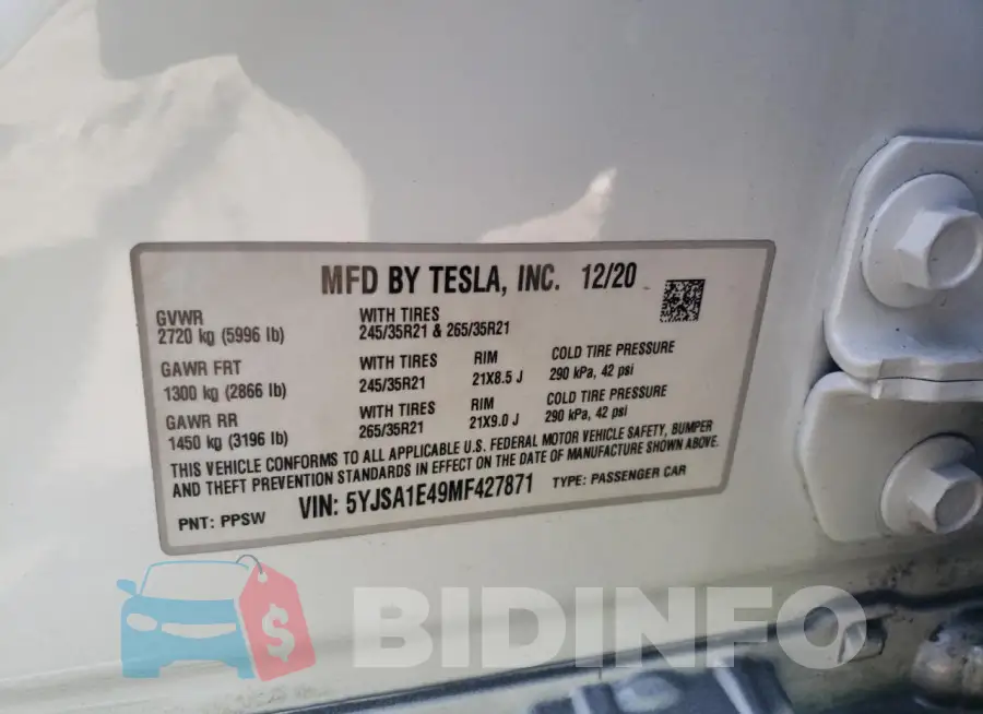 5YJSA1E49MF427871 Photo# 12