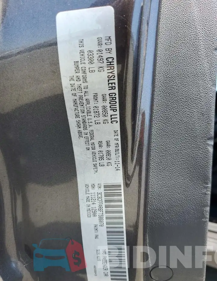 3C3CFFAR6FT586070 Photo# 12