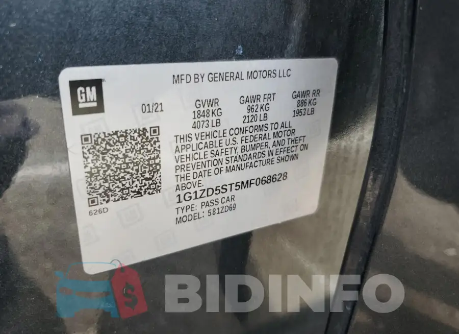 1G1ZD5ST5MF068628 Photo# 12