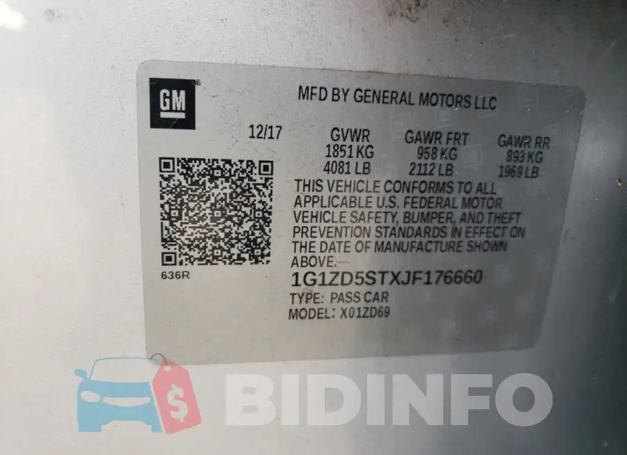 1G1ZD5STXJF176660 Photo# 12
