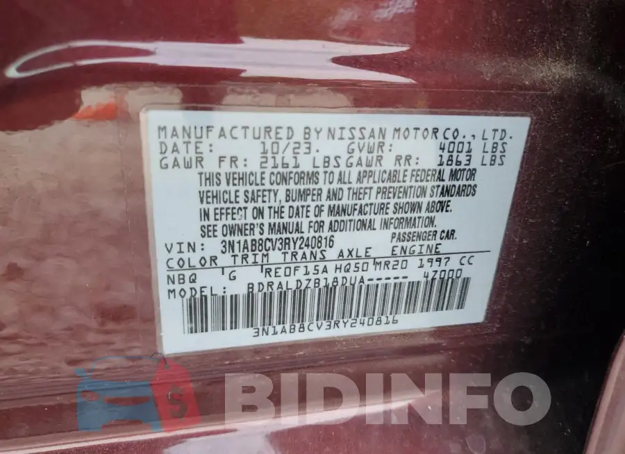 3N1AB8CV3RY240816 Photo# 12
