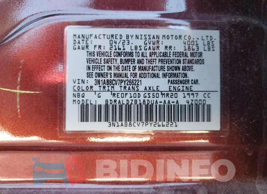 3N1AB8CV7PY266221 Photo# 12