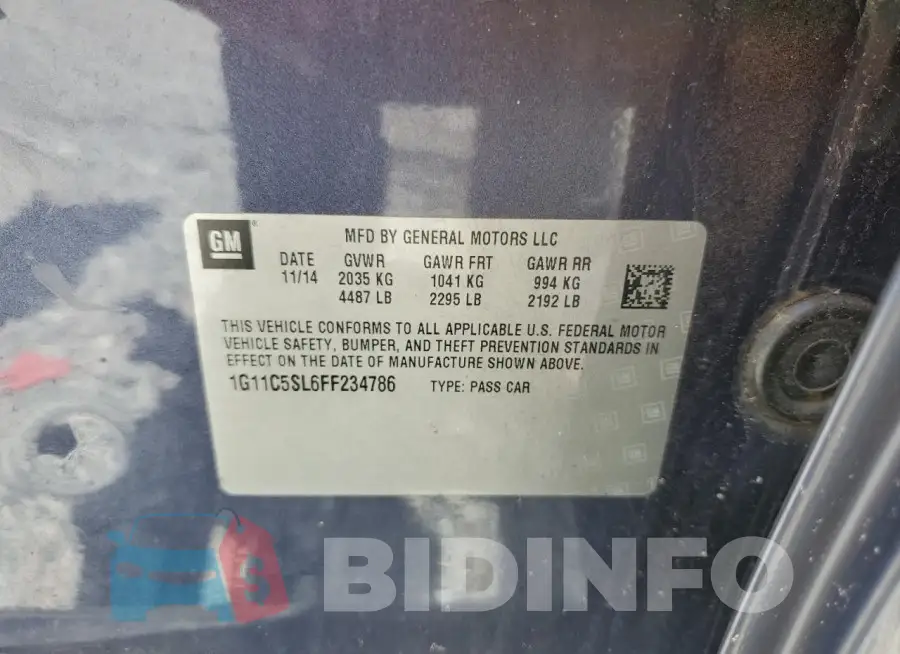 1G11C5SL6FF234786 Photo# 12